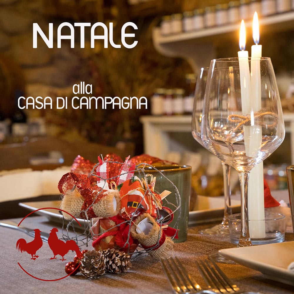 Natale a La Casa di Campagna a Magione, vicino al Lago Trasimeno, Umbria