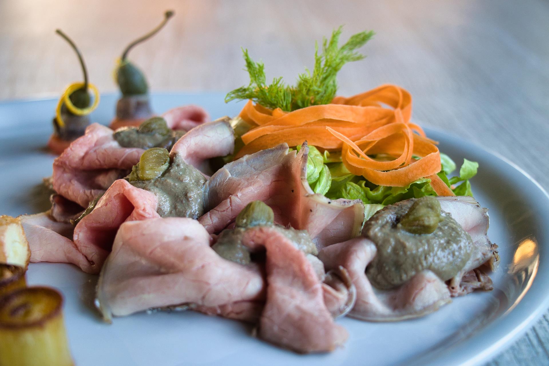ristorante a magione, roastbeef di torello